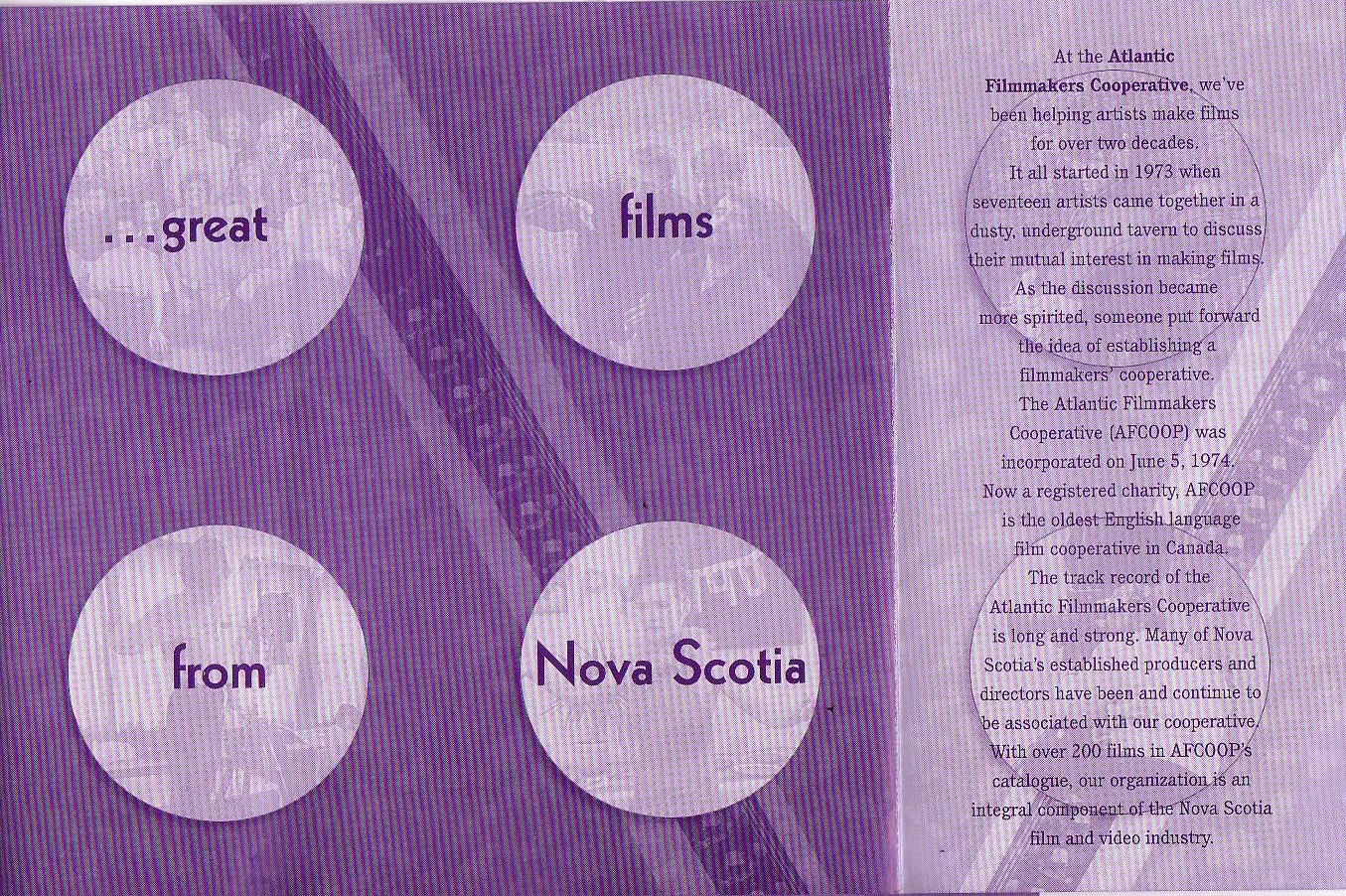 AFCOOP purple flyer